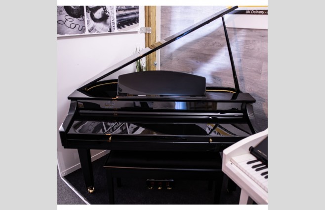 Used Minster Grand 500 Polished Ebony Digital Piano Complete Package (SN:07572) - Image 6